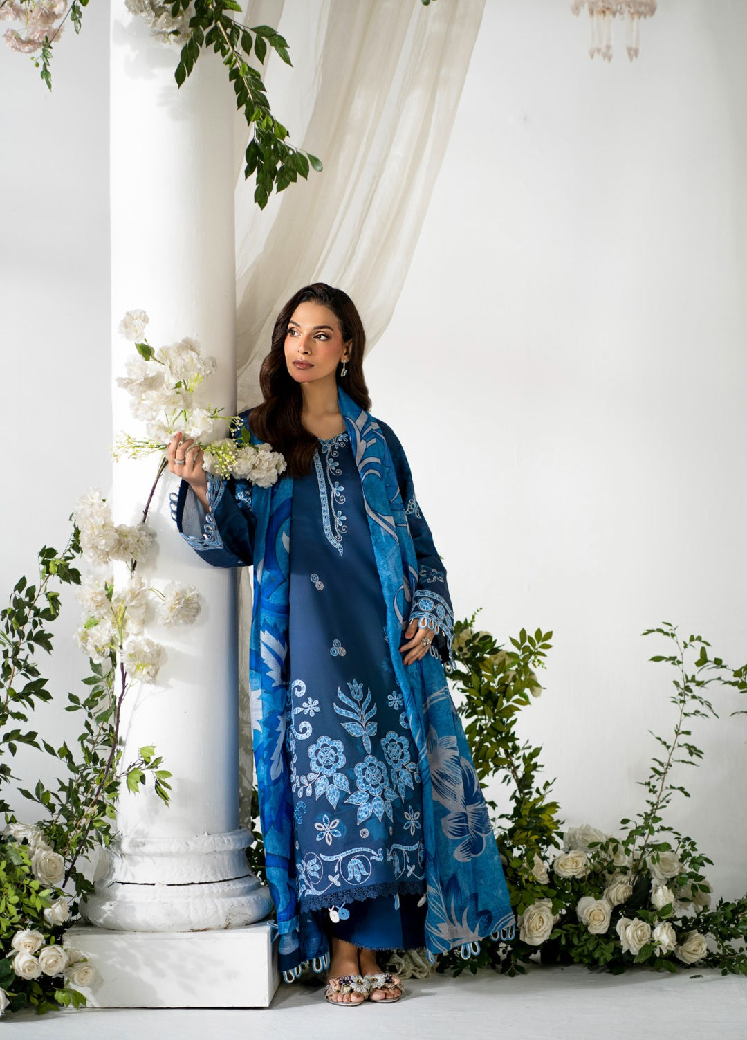 Atiya Irfan Women RTW Embroidered Lawn 3 Piece Suit AT-02 - Summer Collection