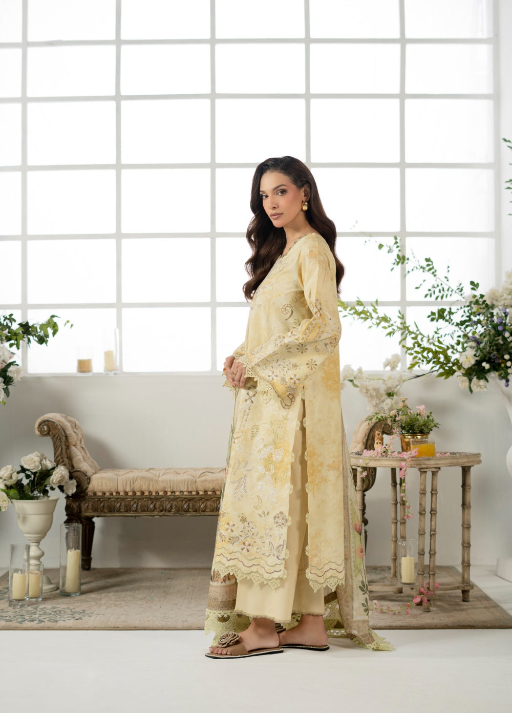 Atiya Irfan Women RTW Embroidered Lawn 3 Piece Suit AT-03 - Summer Collection