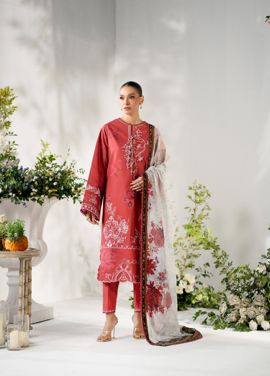 Atiya Irfan Women RTW Embroidered Lawn 3 Piece Suit AT-04 - Summer Collection