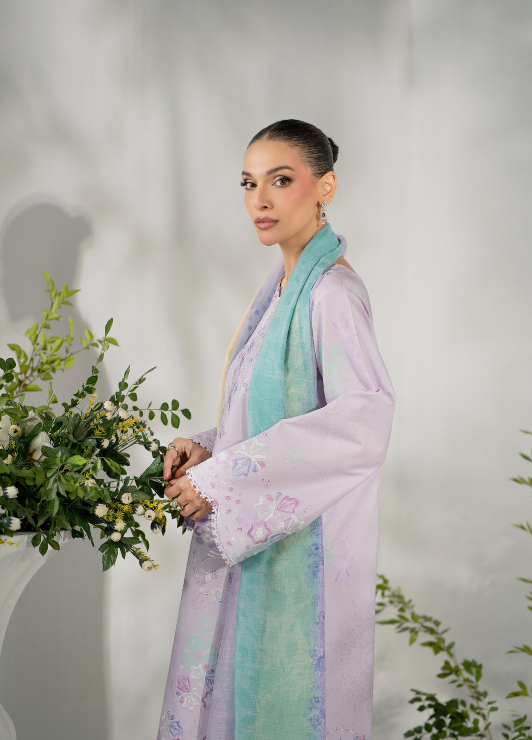 Atiya Irfan Women RTW Embroidered Lawn 3 Piece Suit AT-05 - Summer Collection