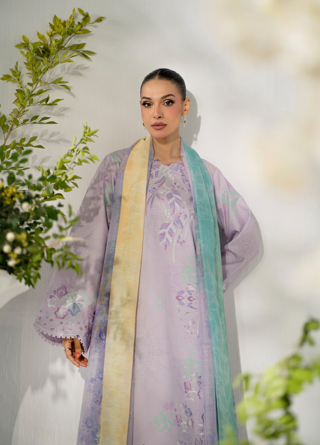 Atiya Irfan Women RTW Embroidered Lawn 3 Piece Suit AT-05 - Summer Collection
