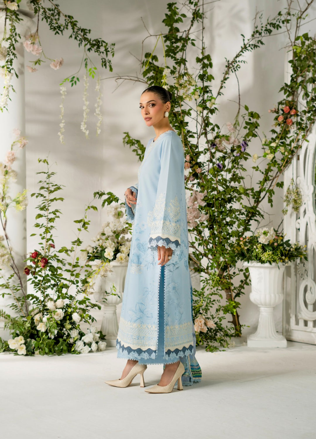 Atiya Irfan Women RTW Embroidered Lawn 3 Piece Suit AT-06 - Summer Collection