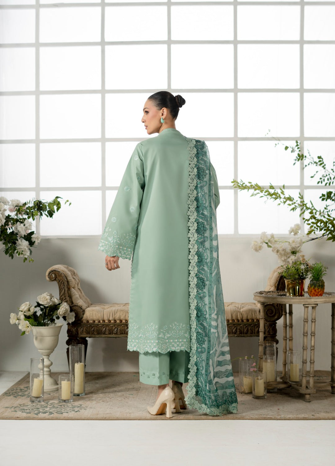 Atiya Irfan Women RTW Embroidered Lawn 3 Piece Suit AT-07 - Summer Collection