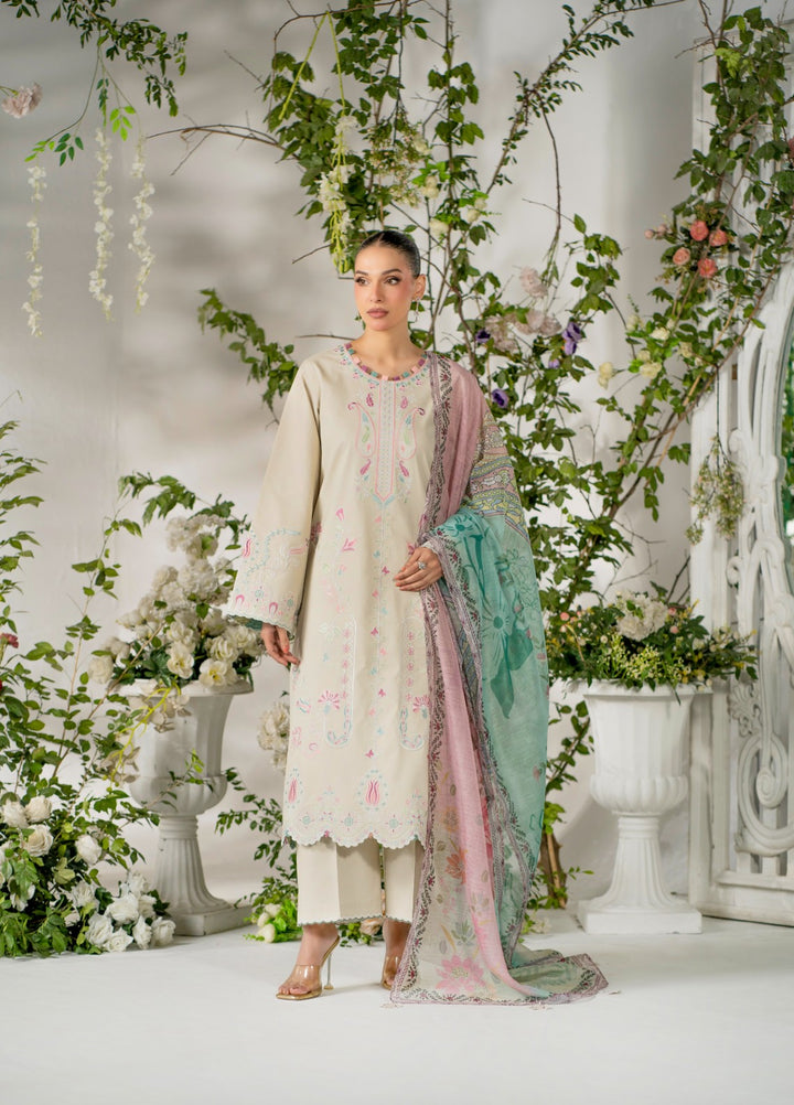 Atiya Irfan Women RTW Embroidered Lawn 3 Piece Suit AT-08 - Summer Collection