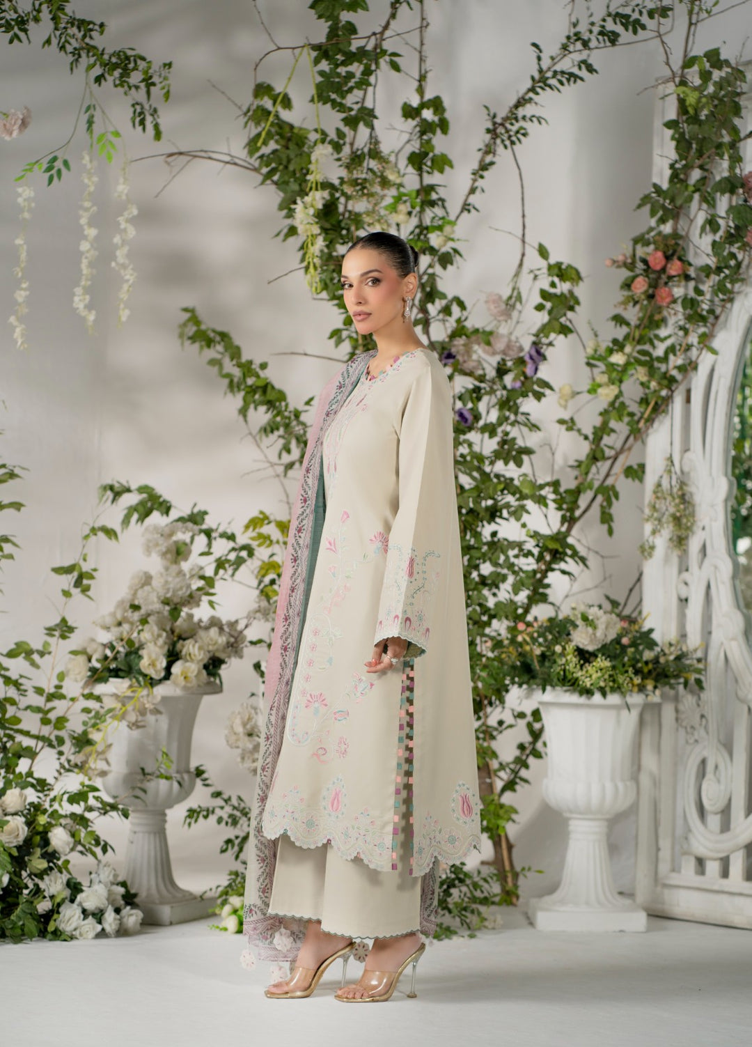 Atiya Irfan Women RTW Embroidered Lawn 3 Piece Suit AT-08 - Summer Collection