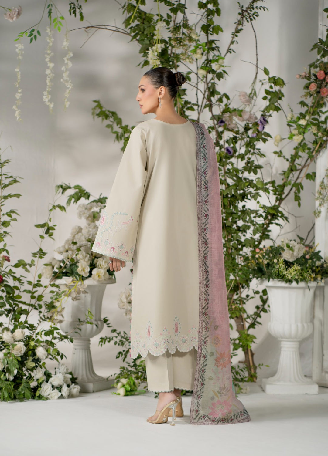 Atiya Irfan Women RTW Embroidered Lawn 3 Piece Suit AT-08 - Summer Collection