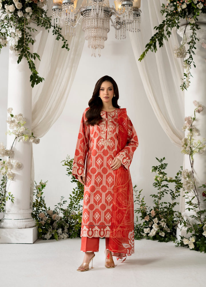 Atiya Irfan Women RTW Embroidered Lawn 3 Piece Suit AT-09 - Summer Collection