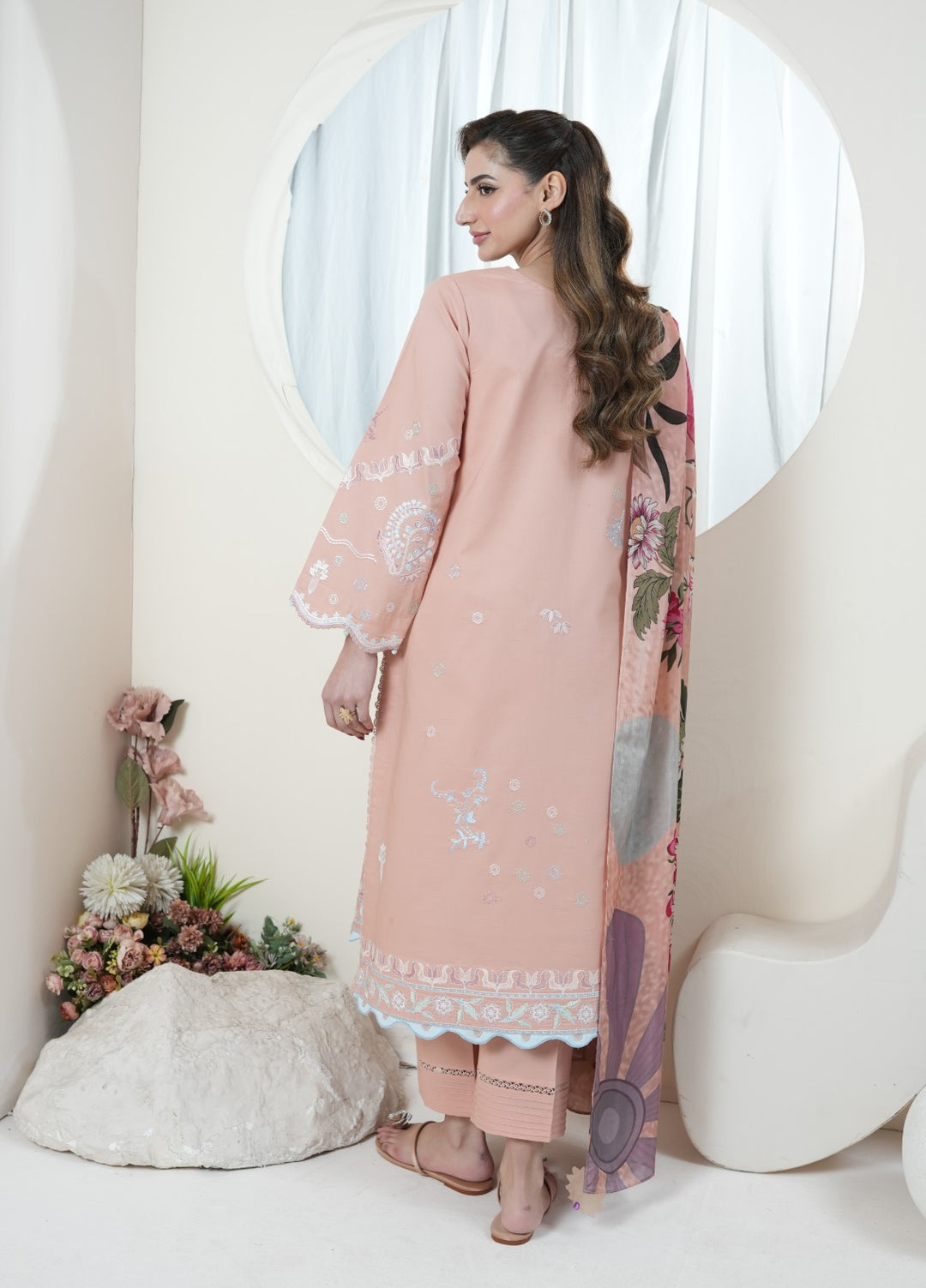 Atiya Irfan Women RTW Embroidered Lawn 3 Piece Suit AT-10 - Summer Collection