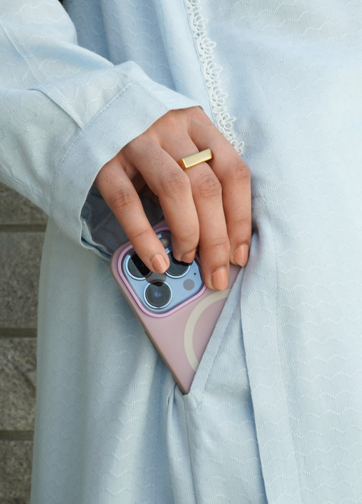 Work Essentials by Deck Up RTW Textured Linen 2 Piece Powder Blue - Casual Collection