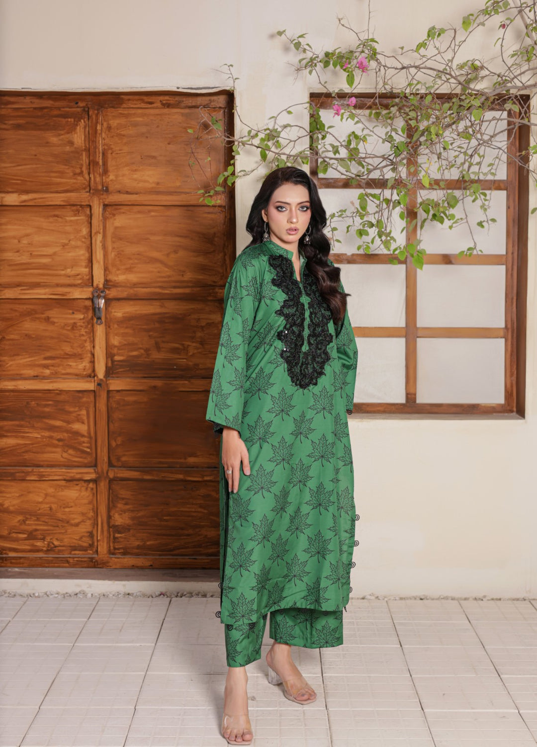Madiha Gohar Women RTW Embroidered Swiss Malai Co-Ord Sets AYEN - Casual Collection
