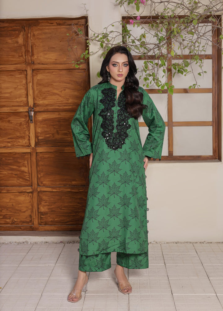 Madiha Gohar Women RTW Embroidered Swiss Malai Co-Ord Sets AYEN - Casual Collection