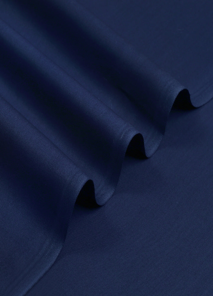 Cotton Valley by Fabrich Unstitched Embroidered Cotton-Thread Neckline Navy Kameez Shlawar - Summer Collection