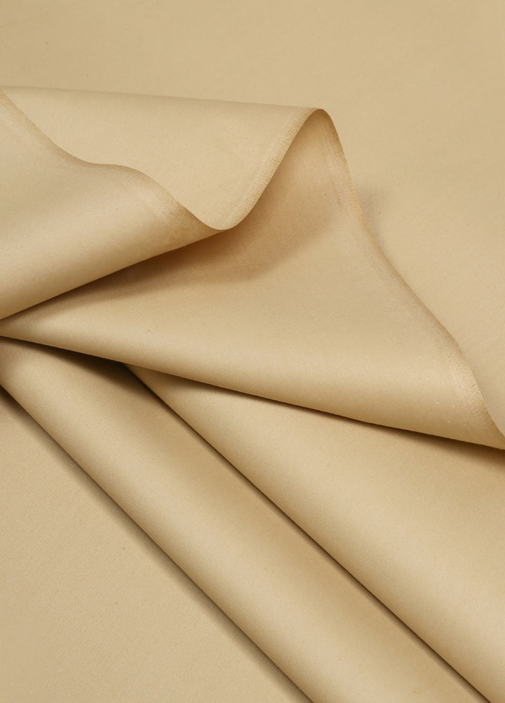 Mizaaj by Fabrich Unstitched Cotton Latha Solids 2 Piece Wheat-Orange ML-033 - Summer Collection