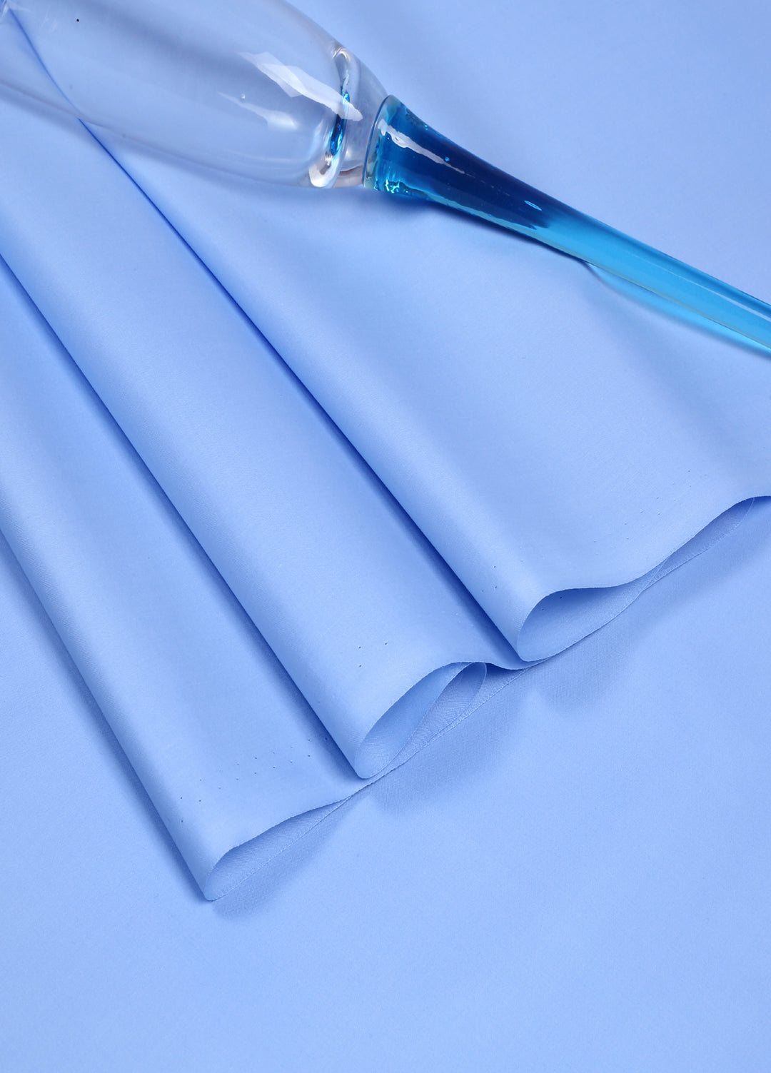 Mizaaj by Fabrich Unstitched Cotton Latha Solids 2 Piece Sky Blue ML-035 - Summer Collection