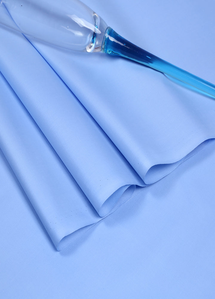 Mizaaj by Fabrich Unstitched Cotton Latha Solids 2 Piece Sky Blue ML-035 - Summer Collection