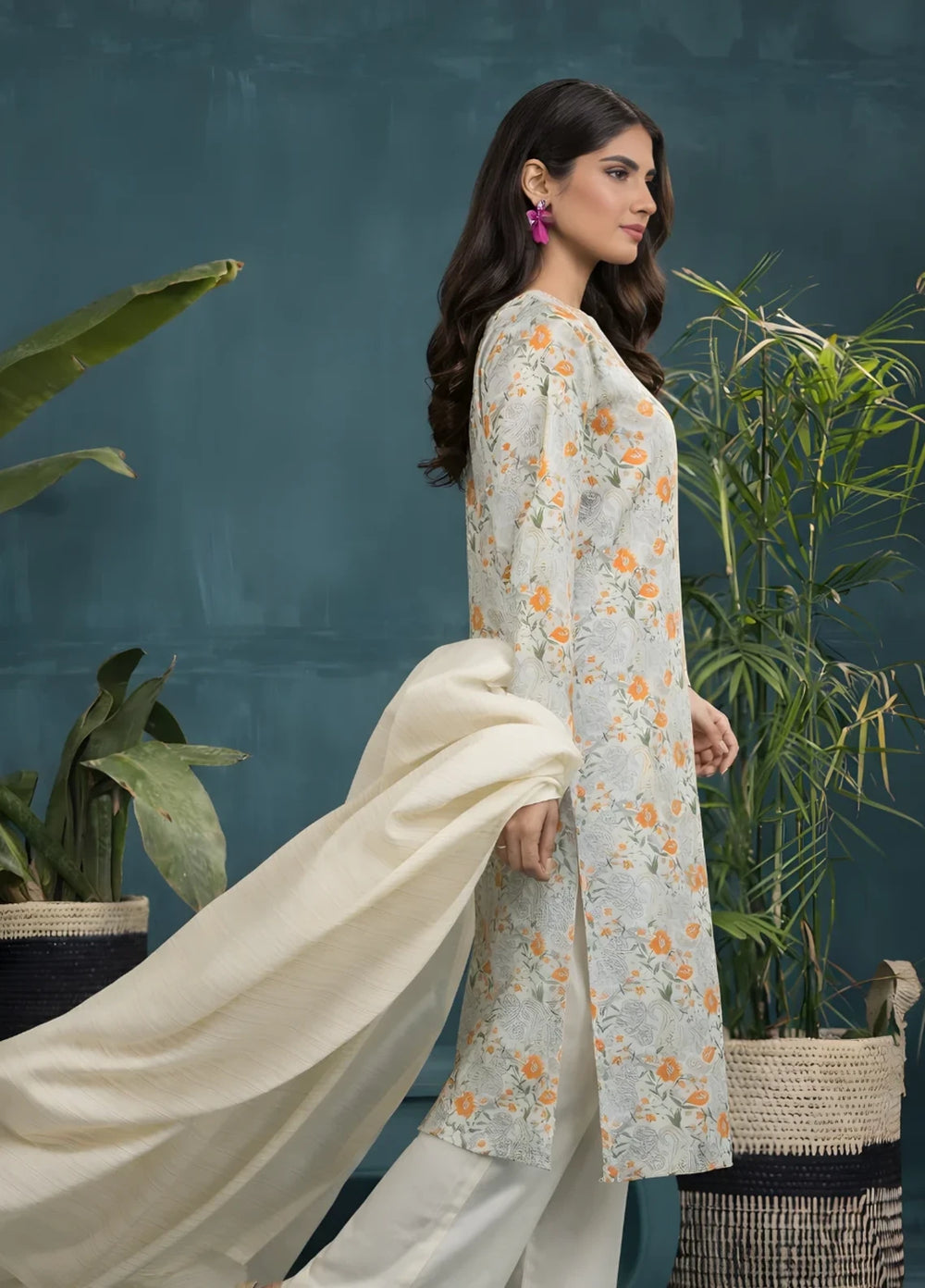 Ayla Studio RTW Printed Premium Lawn 3 Piece Sunehri Subah - Casual Collection