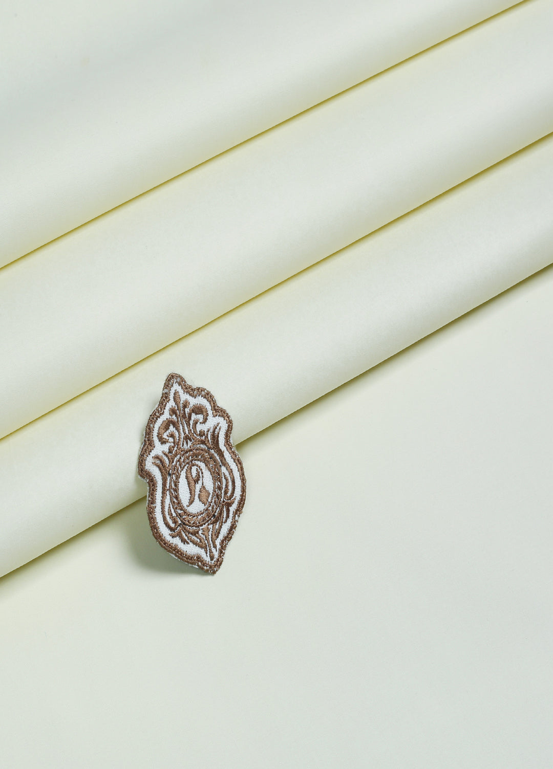 Mizaaj by Fabrich Unstitched Cotton Latha Solids 2 Piece Cream ML-036 - Summer Collection