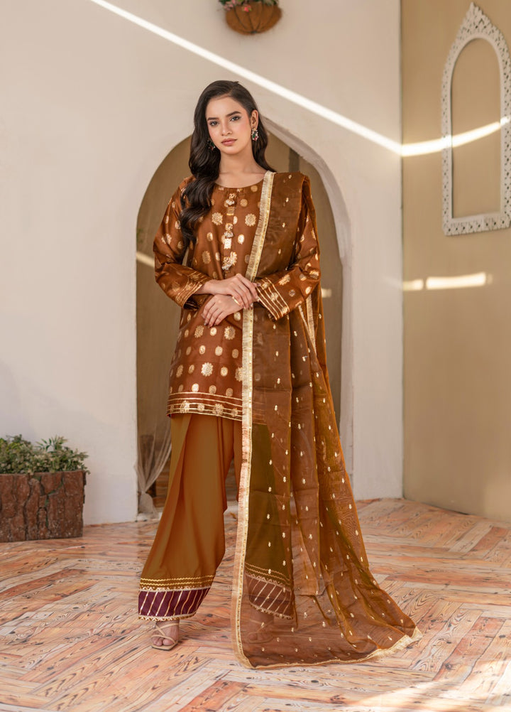 Madiha Gohar Women RTW Printed Banarsi 3 Piece Suit MEHRAAB - Festive Collection