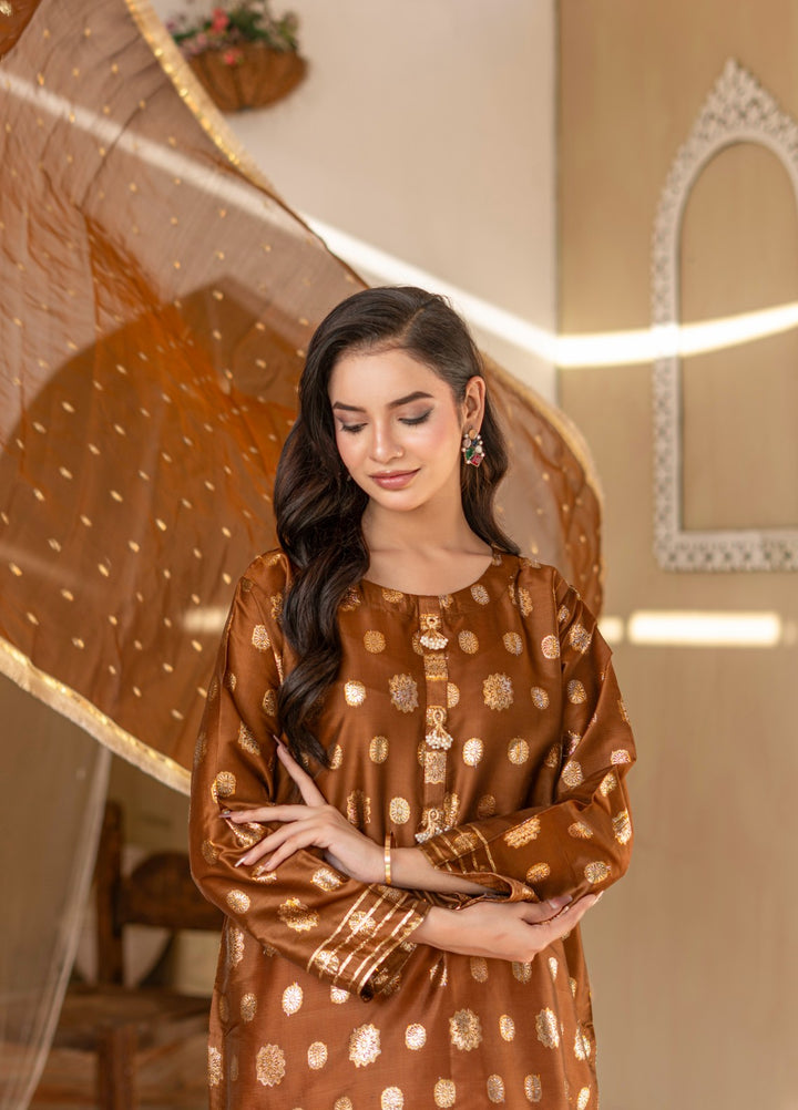 Madiha Gohar Women RTW Printed Banarsi 3 Piece Suit MEHRAAB - Festive Collection