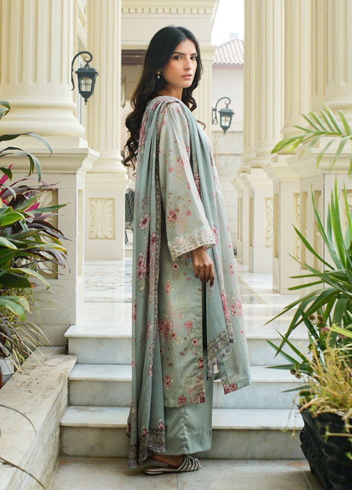 Zyna Unstitched Embroidered Lawn 3 Piece MIRA - Summer Collection