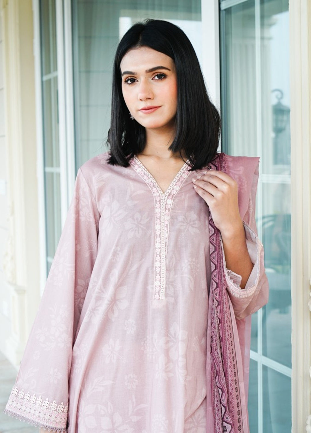 Zyna Unstitched Embroidered Lawn 3 Piece VANYA - Summer Collection