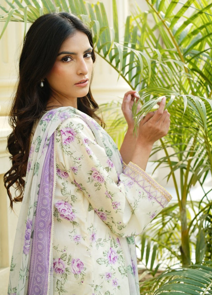 Zyna Unstitched Embroidered Lawn 3 Piece SELIN - Summer Collection