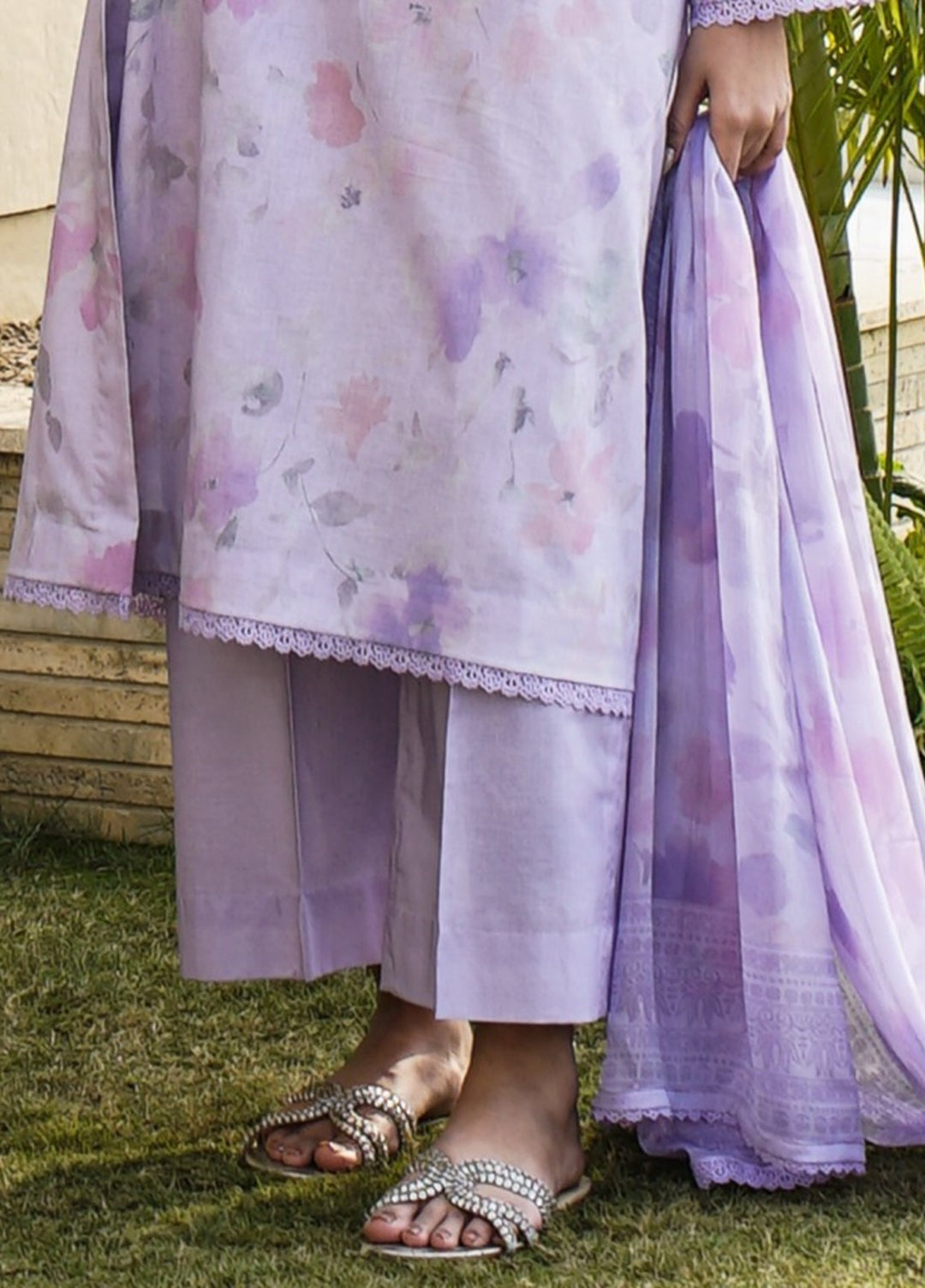 Zyna Unstitched Embroidered Lawn 3 Piece ELINA - Summer Collection