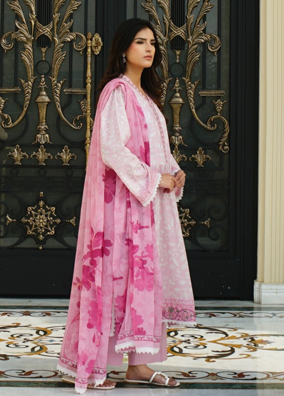 Zyna Unstitched Embroidered Lawn 3 Piece SERA - Summer Collection