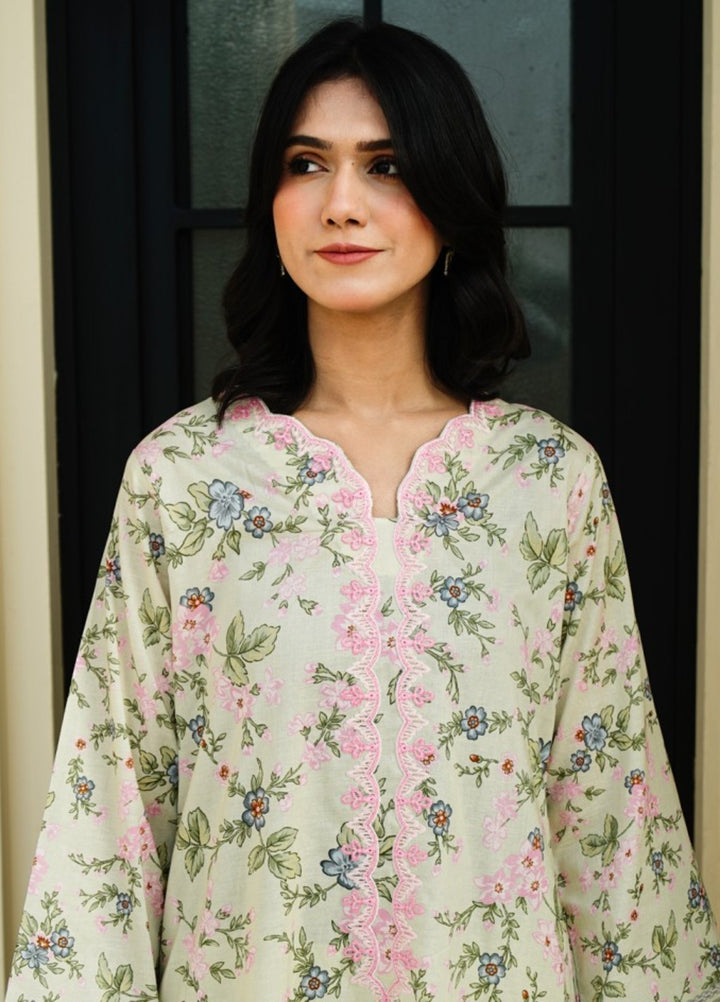 Zyna Unstitched Embroidered Lawn 3 Piece FAYLA - Summer Collection