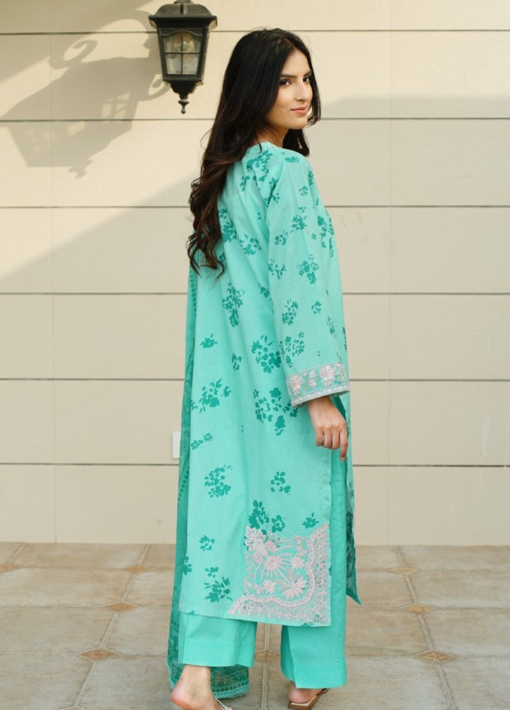 Zyna Unstitched Embroidered Lawn 3 Piece EIRA - Summer Collection