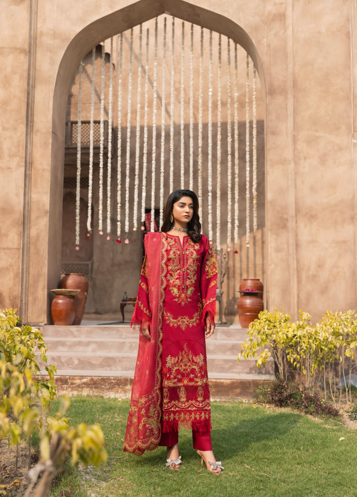 Mah e Noor by Tessa Women Embroidered Lawn 3 Piece Suit Festive Blossom - Festive Collection
