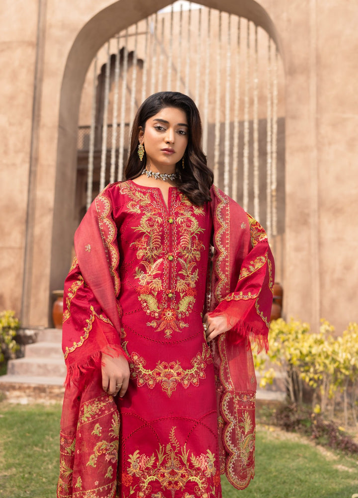 Mah e Noor by Tessa Women Embroidered Lawn 3 Piece Suit Festive Blossom - Festive Collection