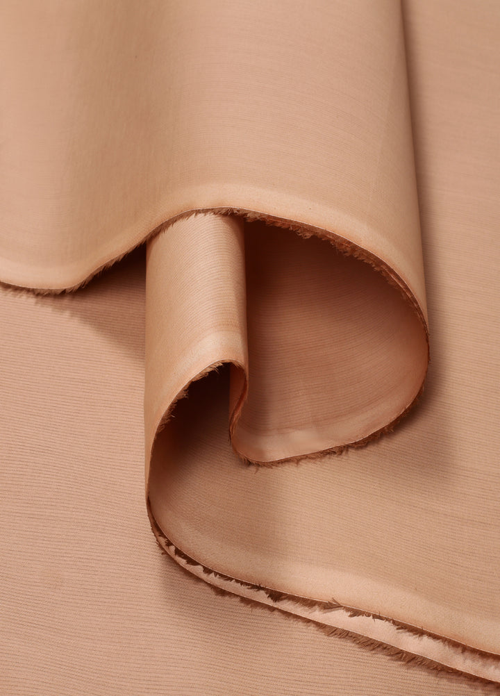 Zouq by Fabrich Mens Unstitched Textured Cotton 2 Piece Suit Pale-Copper - Summer Collection