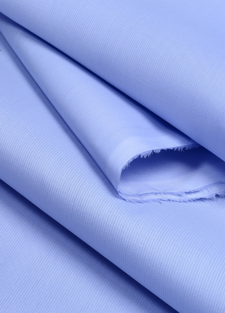 Zouq by Fabrich Mens Unstitched Textured Cotton 2 Piece Suit Aero-Blue - Summer Collection