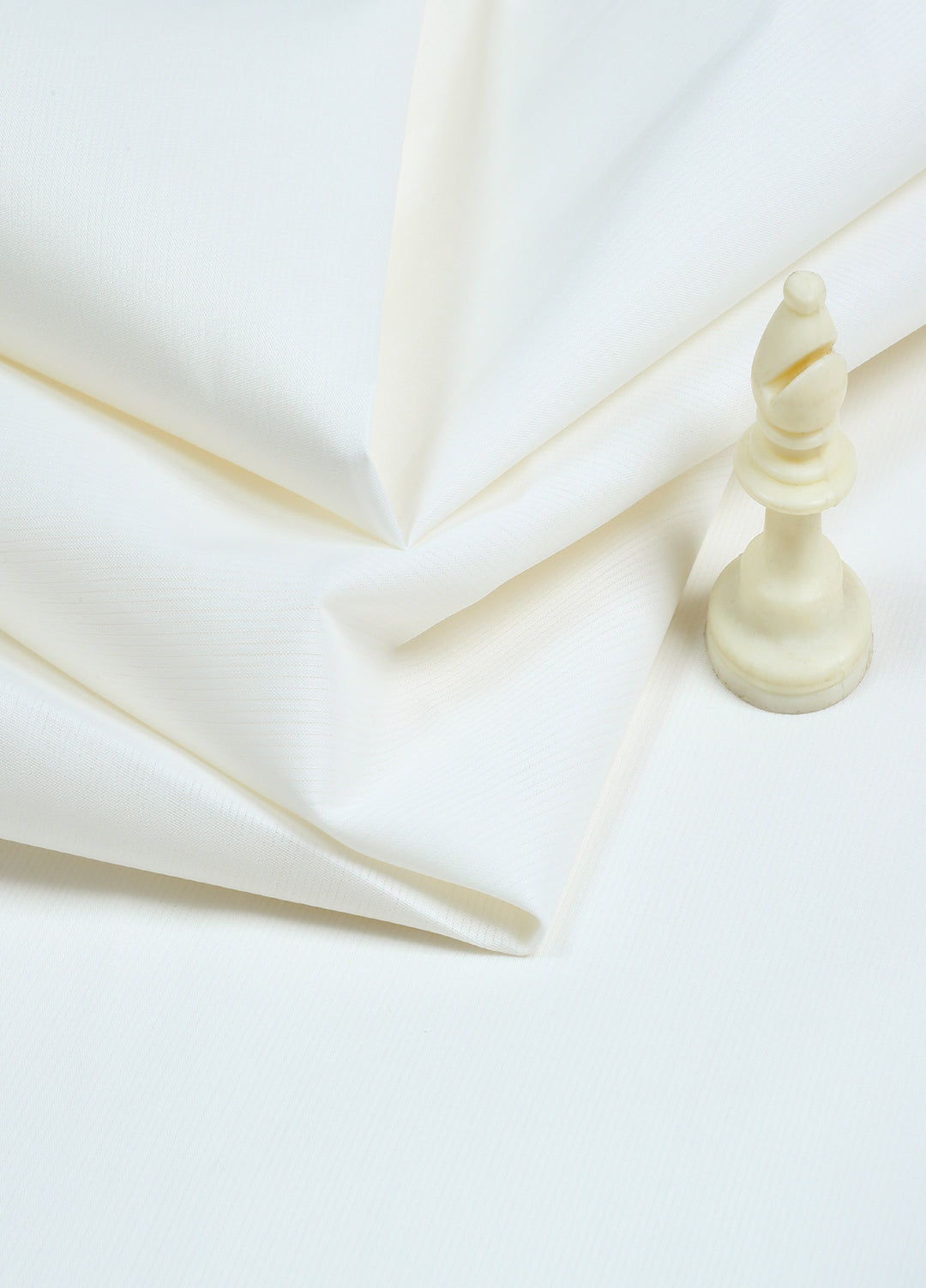 Zouq by Fabrich Mens Unstitched Textured Cotton 2 Piece Suit Offwhite - Summer Collection