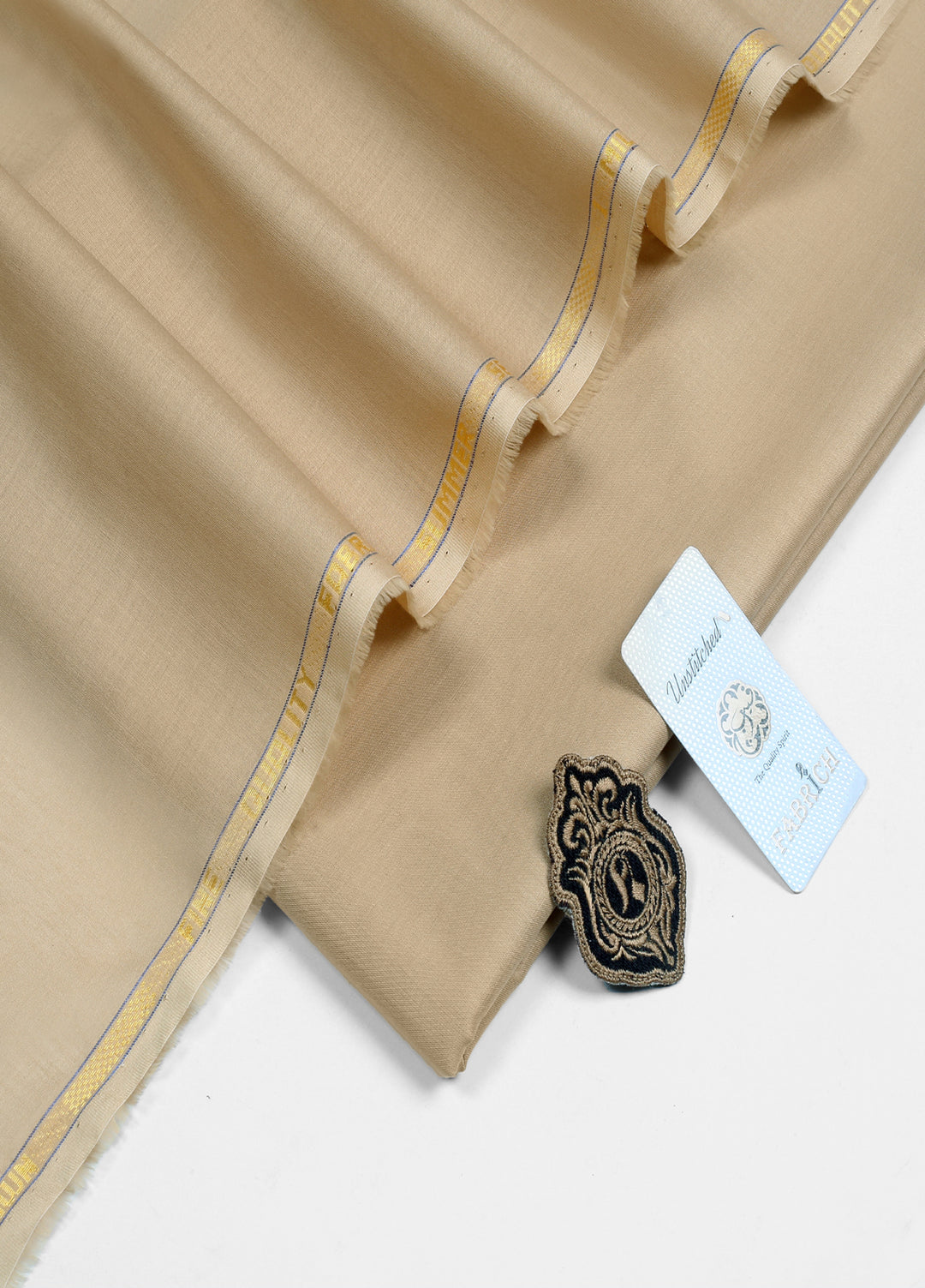 Million by Fabrich Unstitched Solids Cotton Lawn Kameez Shalwar Amber - Summer Collection