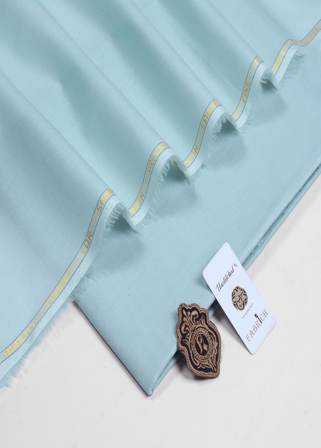 Million by Fabrich Unstitched Solids Cotton Lawn Kameez Shalwar Nyanza - Summer Collection