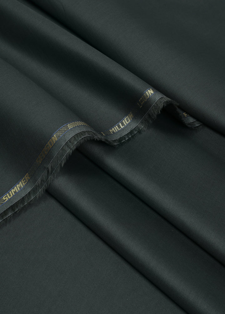 Million by Fabrich Unstitched Solids Cotton Lawn Kameez Shalwar Olive - Summer Collection