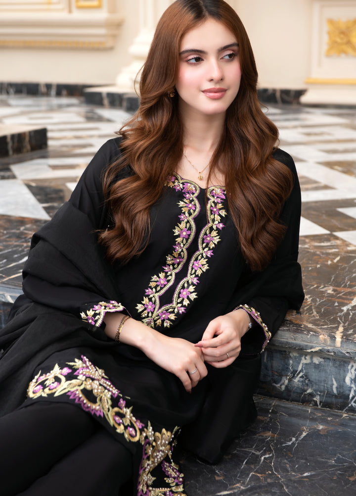 Jasmine by Fajr Khan Women Hand work 3 Piece Suit Doria - Festive Collection