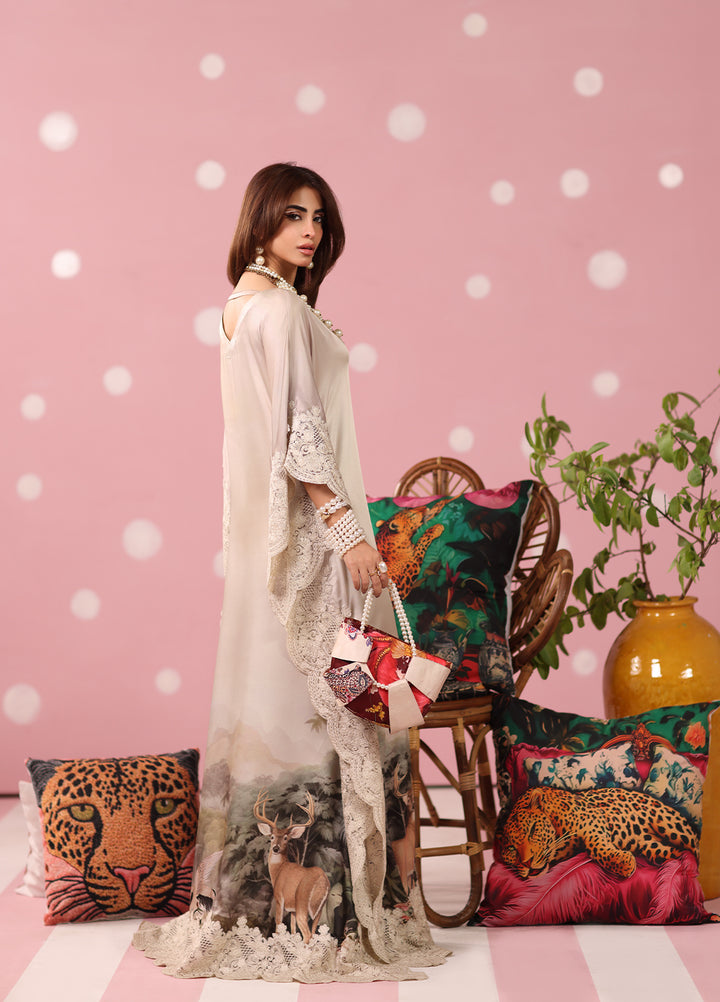 Musferah Saad Women RTW Embroidered Silk 2 Piece Suit Ethereal Eden - Festive Collection