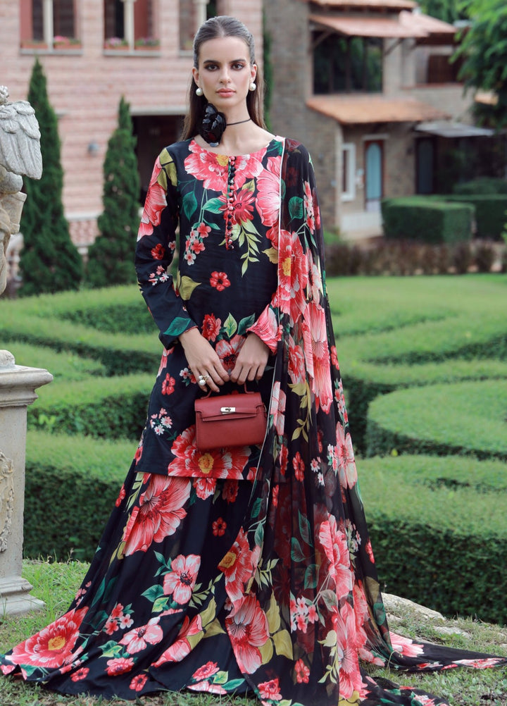 Floral Ritual Edit by Feathers  Printed Lawn 3 Piece Suit BRYNEL - Casual Collection