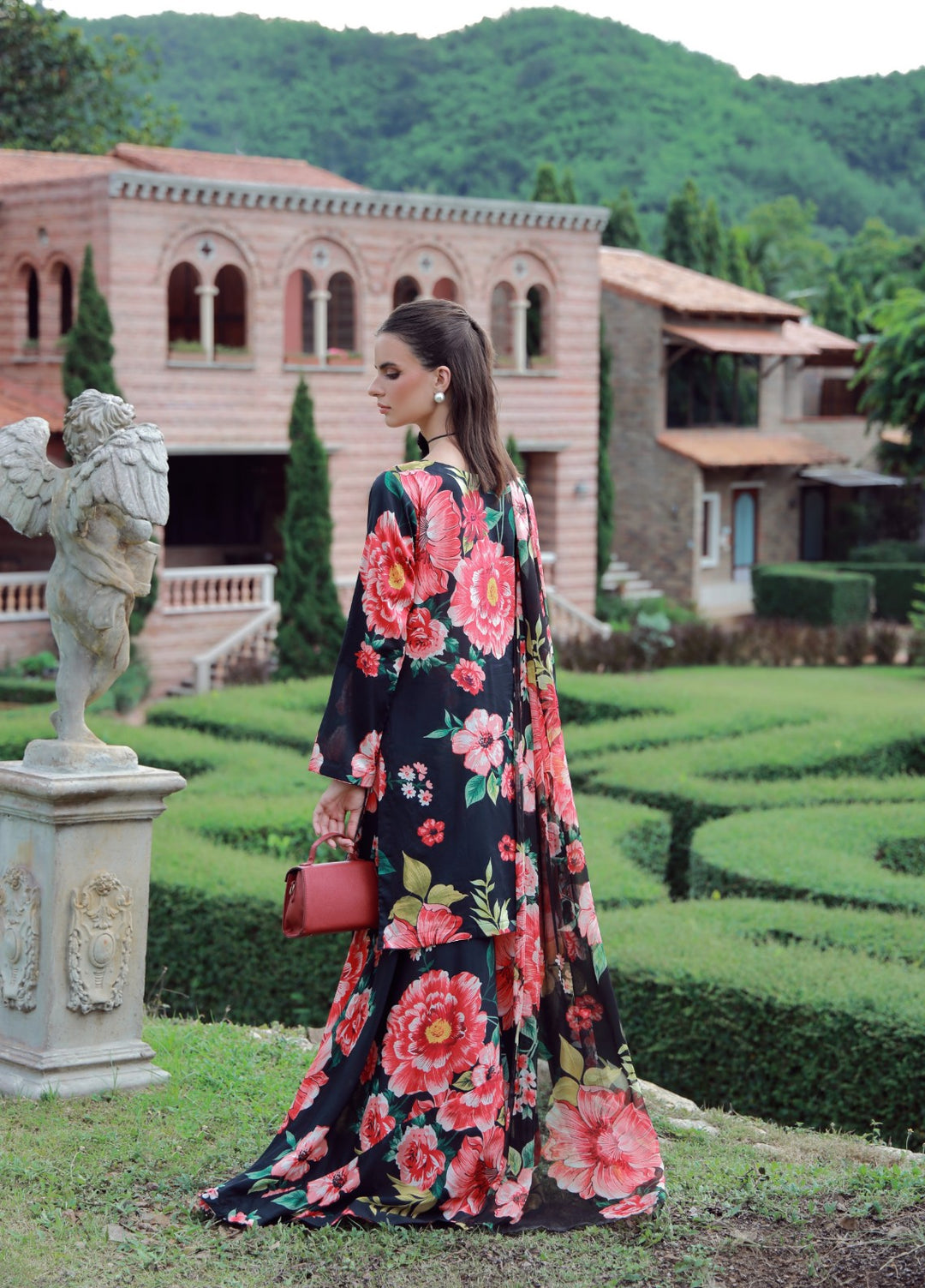Floral Ritual Edit by Feathers  Printed Lawn 3 Piece Suit BRYNEL - Casual Collection