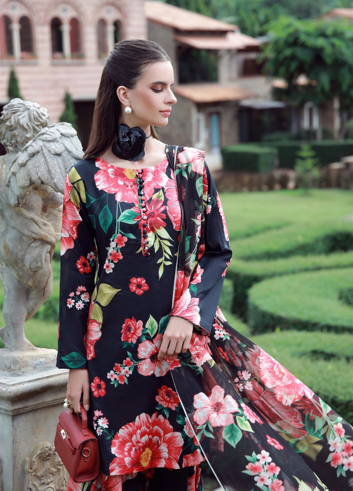 Floral Ritual Edit by Feathers  Printed Lawn 3 Piece Suit BRYNEL - Casual Collection
