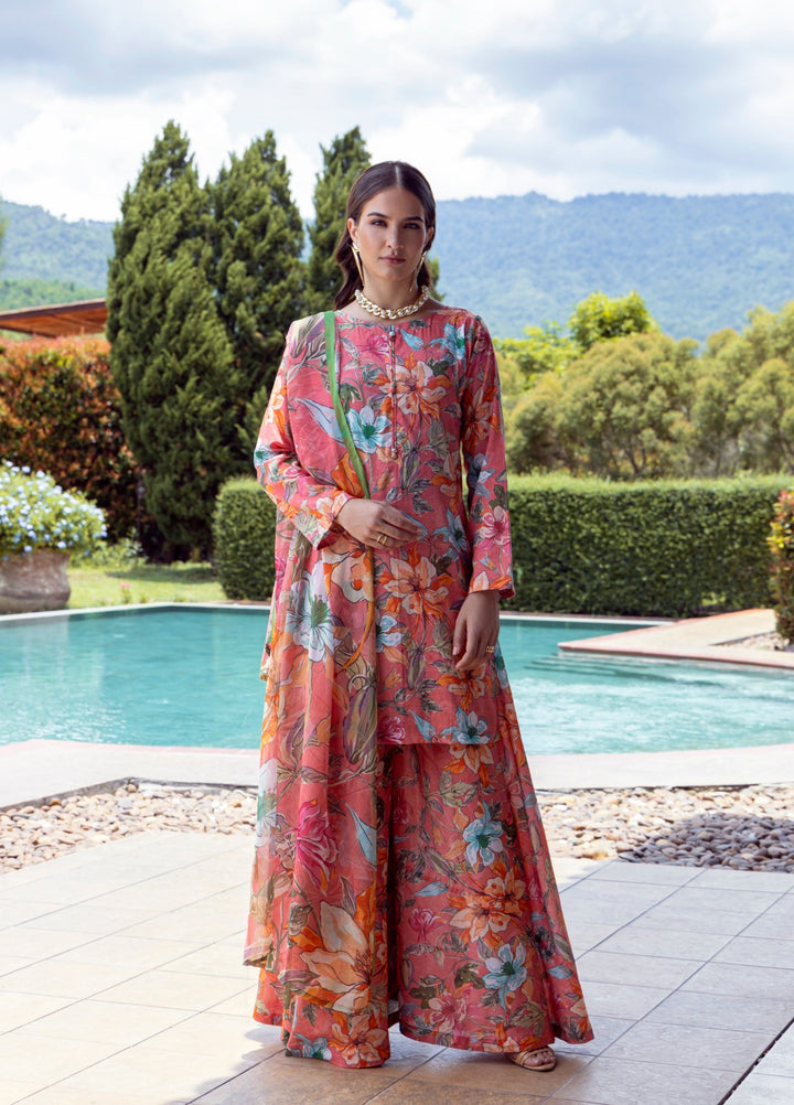 Floral Ritual Edit by Feathers  Printed Lawn 3 Piece Suit RENIX - Casual Collection