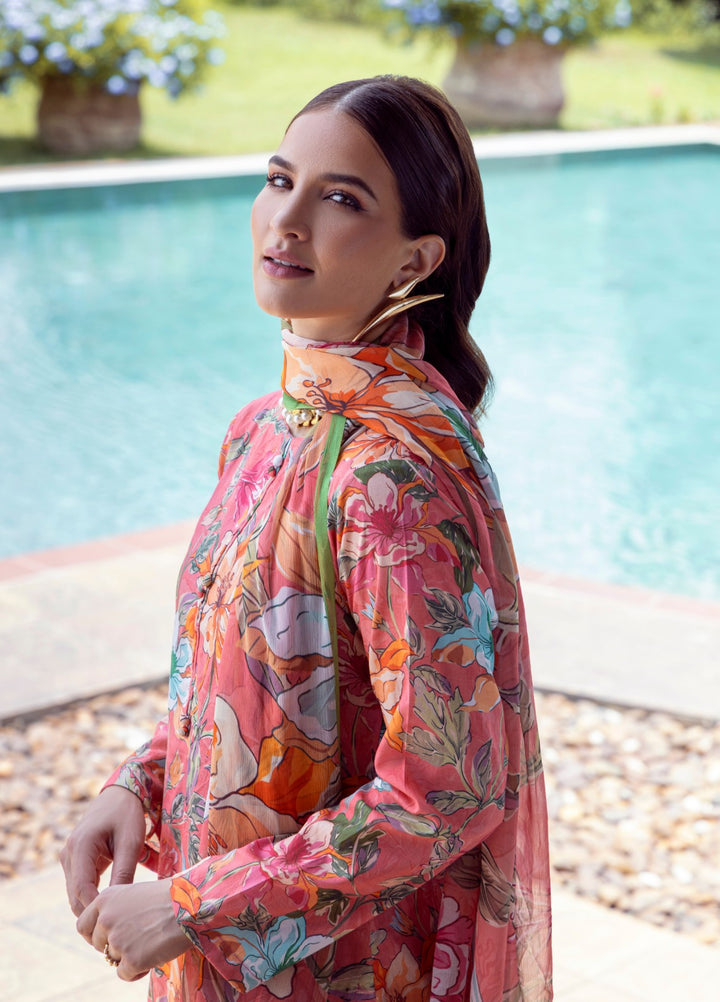 Floral Ritual Edit by Feathers  Printed Lawn 3 Piece Suit RENIX - Casual Collection