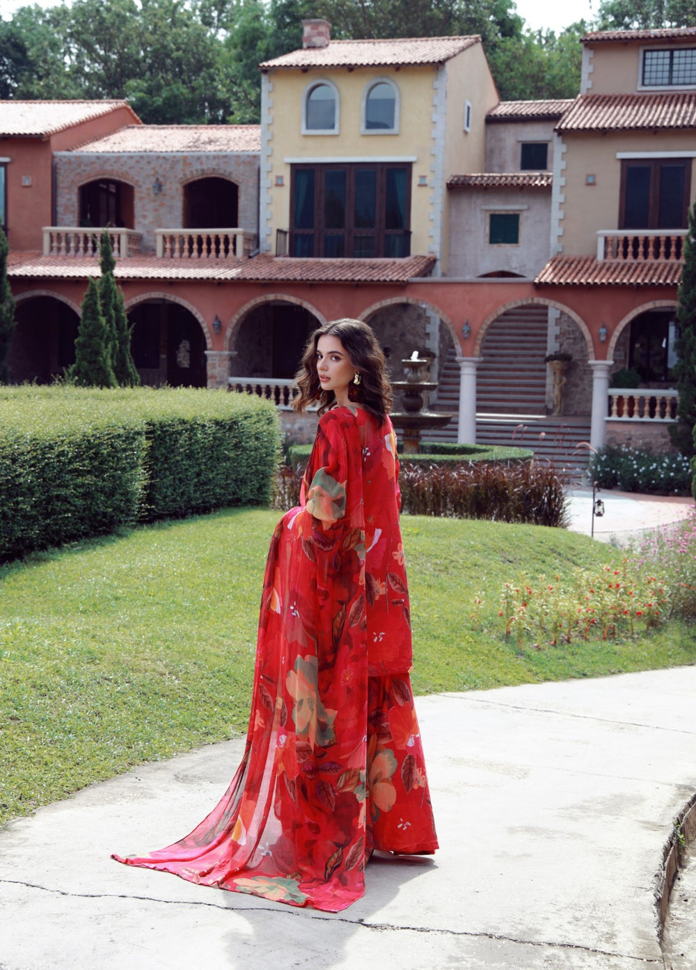 Floral Ritual Edit by Feathers  Printed Lawn 3 Piece Suit XERLIN - Casual Collection