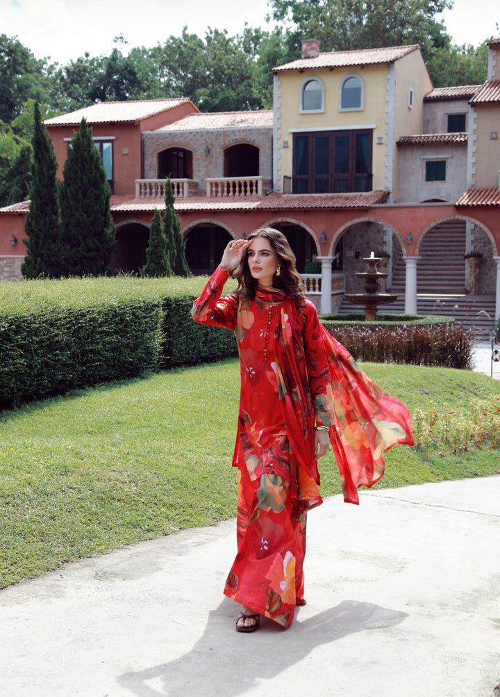 Floral Ritual Edit by Feathers  Printed Lawn 3 Piece Suit XERLIN - Casual Collection