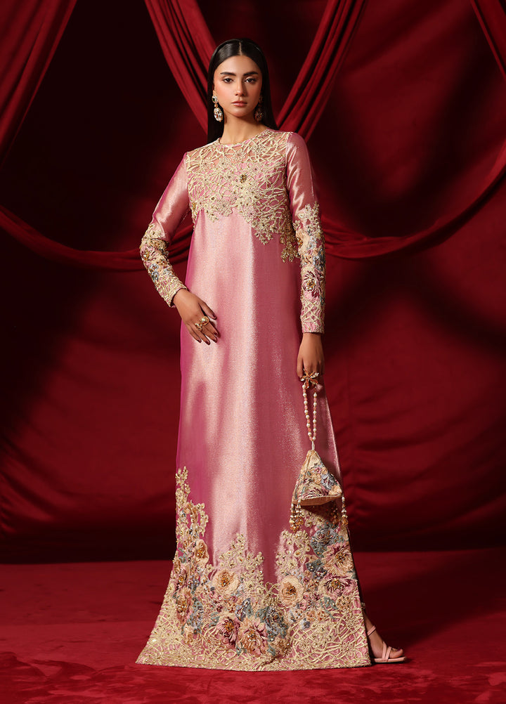 The Glamorous by Musferah Saad RTW Embroidered Tissue 1 Piece Valentina - Eid Collection