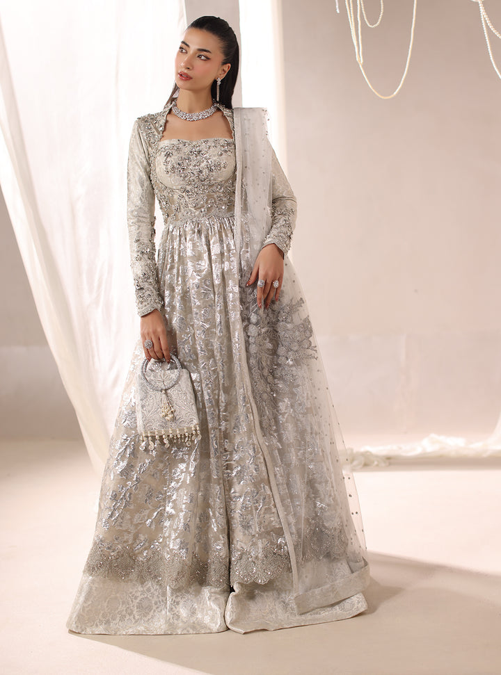 Twilight by Musferah Saad RTW Hand work Tissue 3 Piece Suit Lumieria - Eid Collection