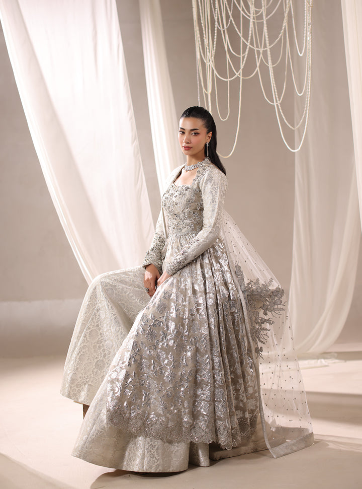 Twilight by Musferah Saad RTW Hand work Tissue 3 Piece Suit Lumieria - Eid Collection